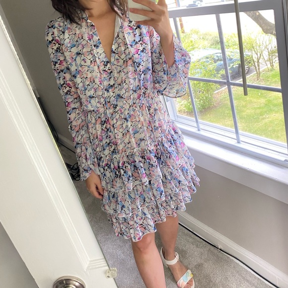 Floral Smock Dress - Picture 2 of 3
